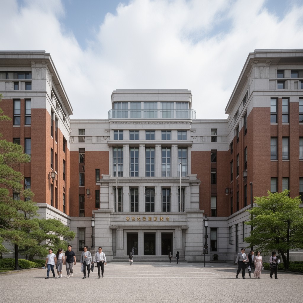 AI-generated illustration of Takamatsu High Court