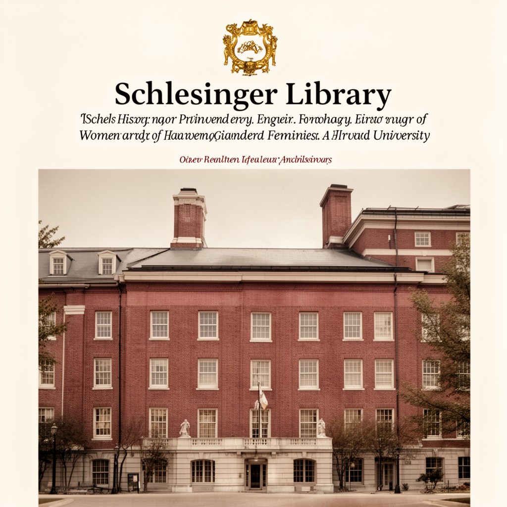 AI-generated illustration of Schlesinger Library