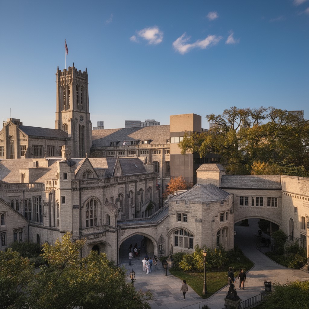 AI-generated illustration of Loyola University Chicago