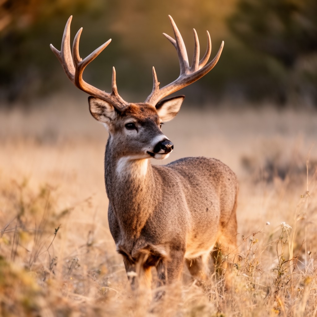 AI-generated illustration of mule deer