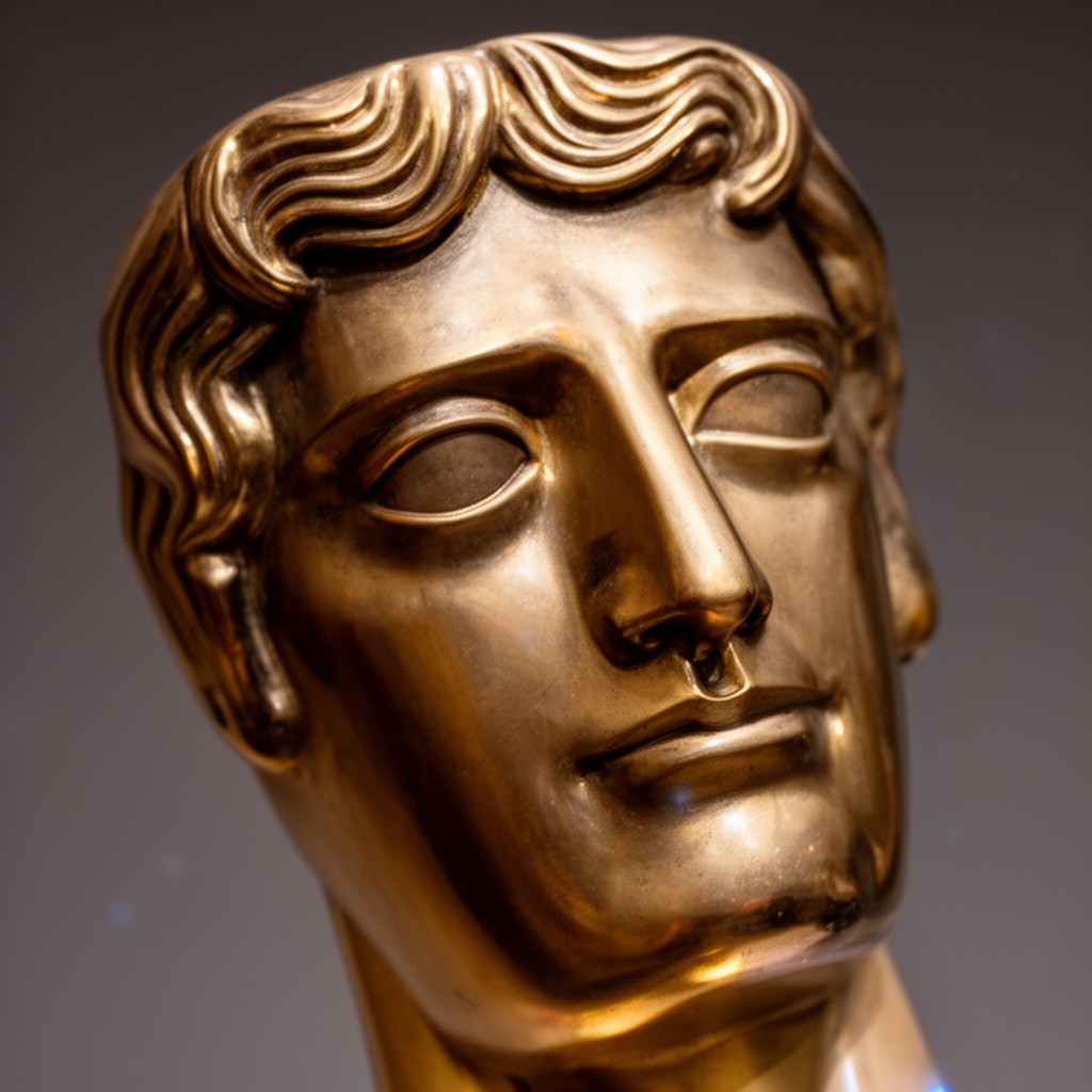 AI-generated illustration of BAFTA awards