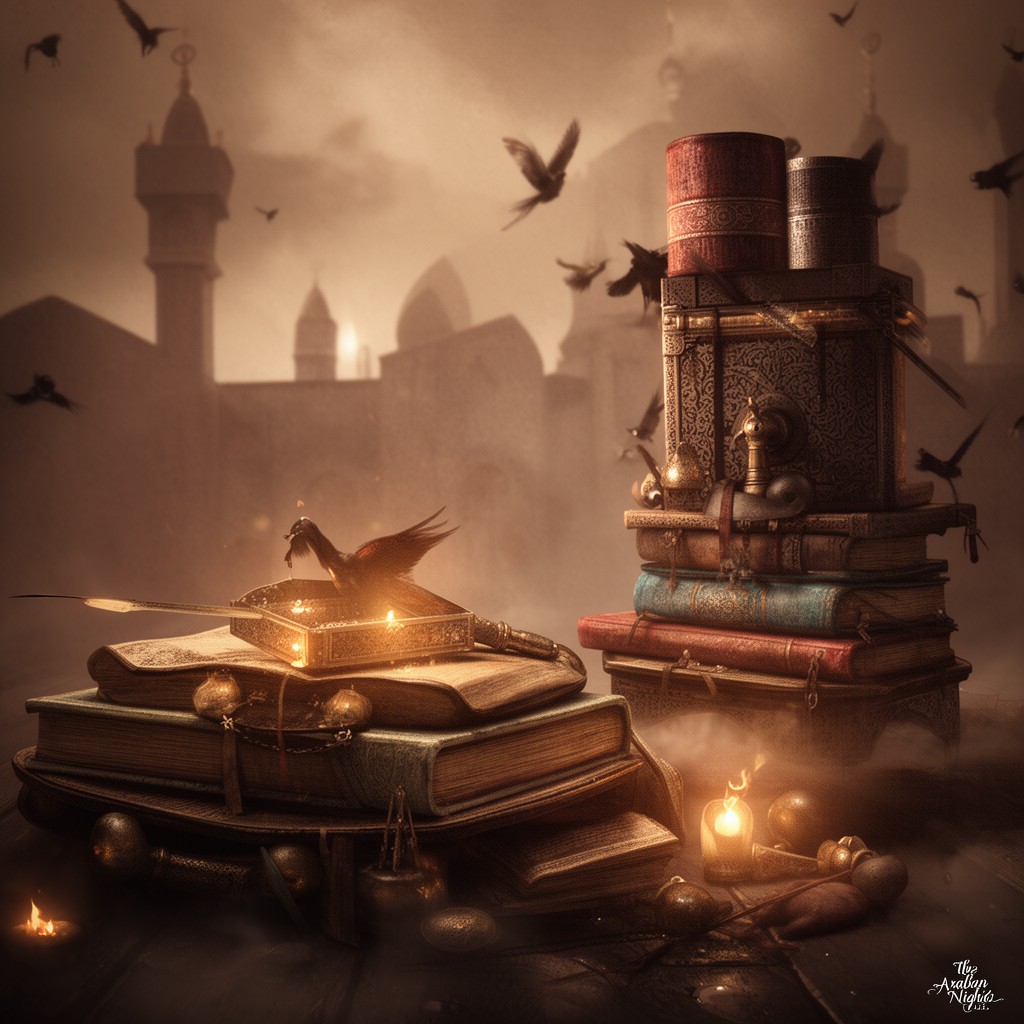 AI-generated illustration of The Arabian Nights