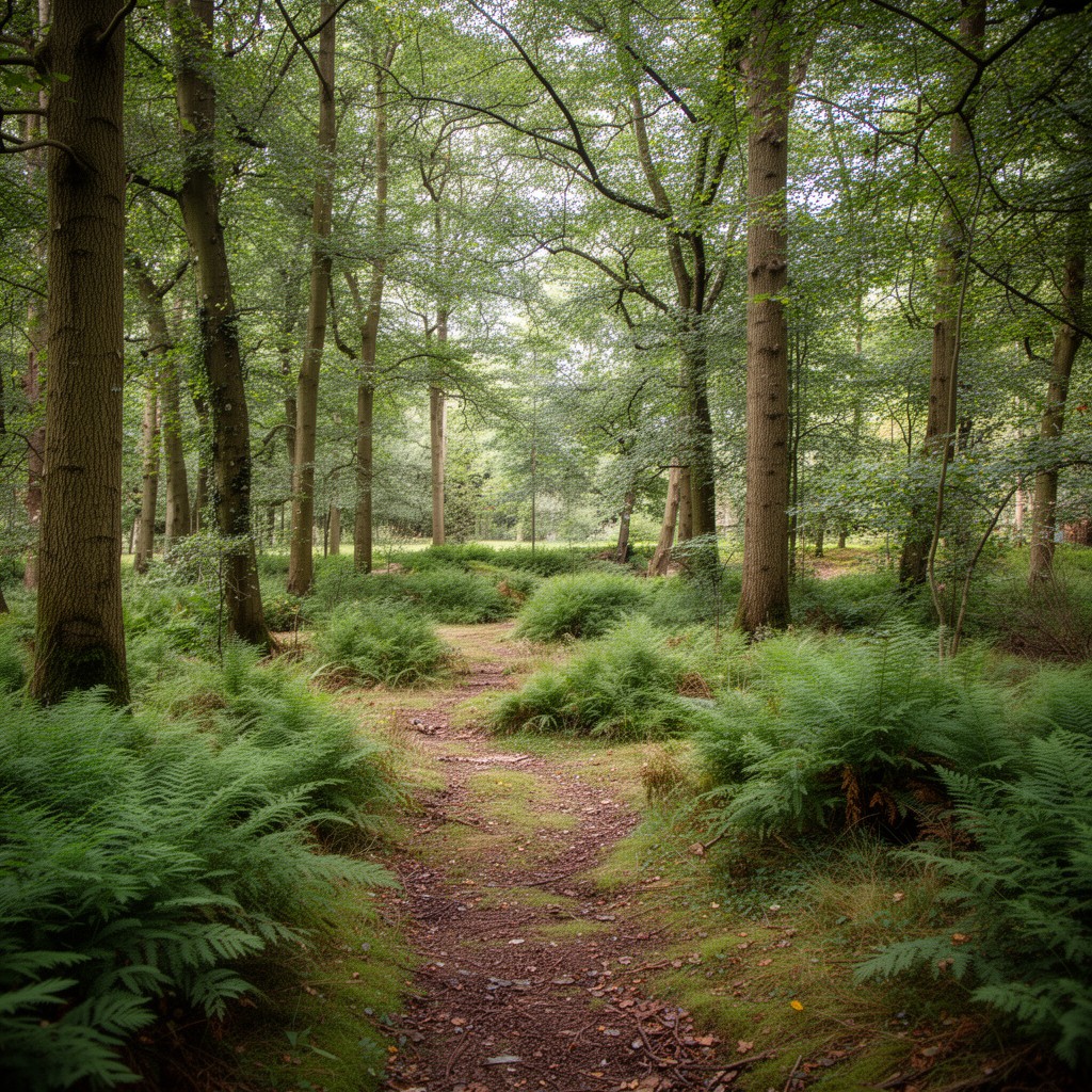 AI-generated illustration of Barnsdale Forest