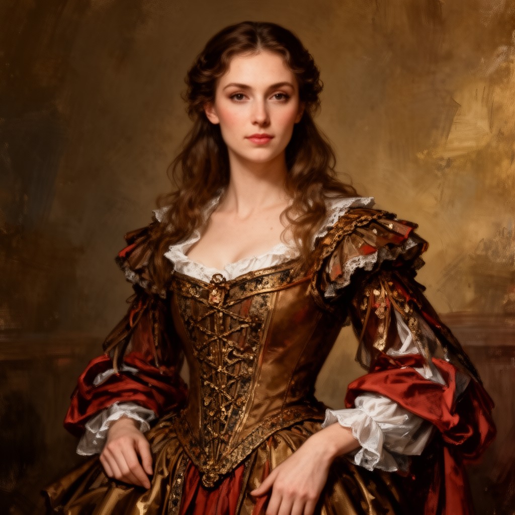 AI-generated illustration of Milady de Winter