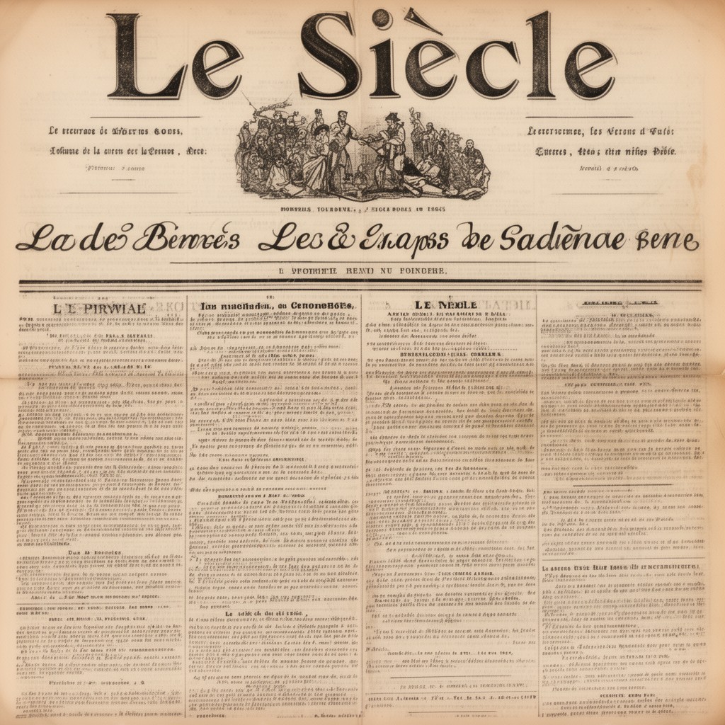 AI-generated illustration of Le Siècle