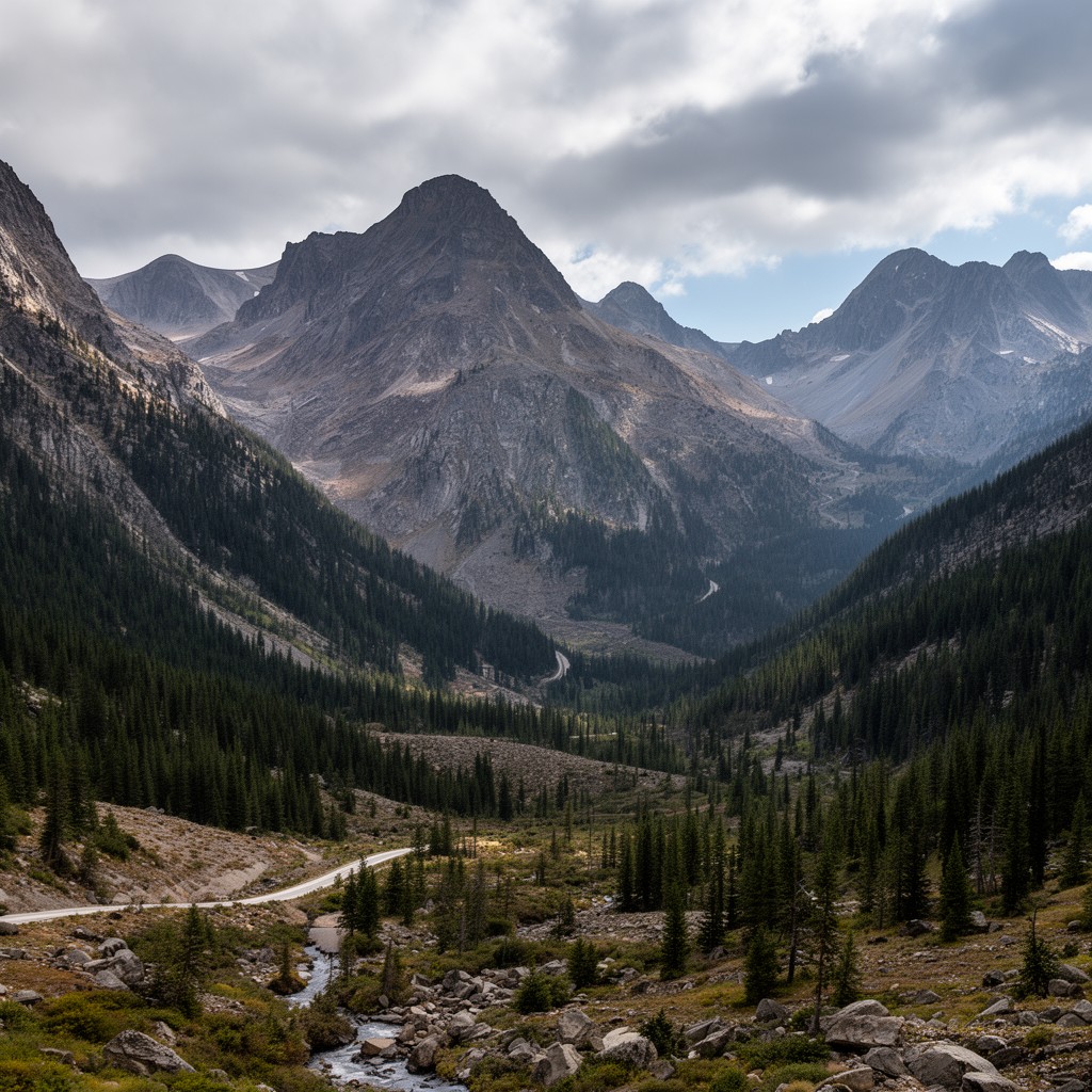 AI-generated illustration of Donner Pass