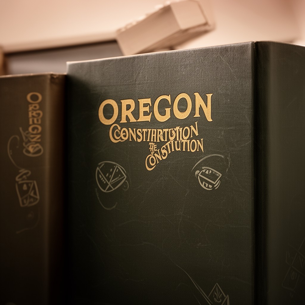 AI-generated illustration of Oregon Constitution