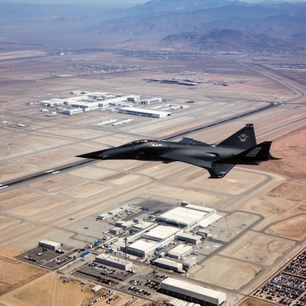 AI-generated illustration of Edwards Air Force Base