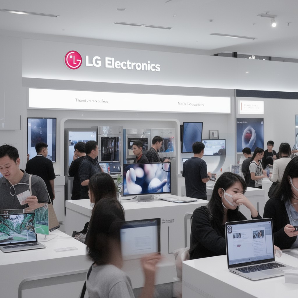 AI-generated illustration of LG Electronics