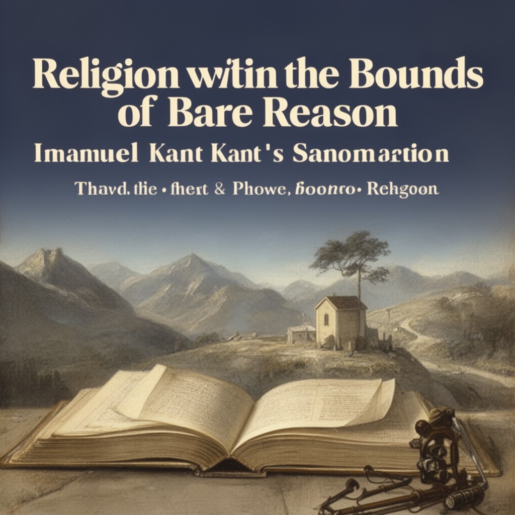 AI-generated illustration of Religion within the Bounds of Bare Reason
