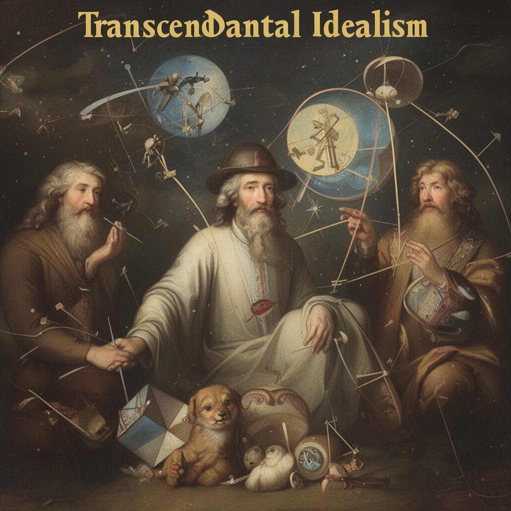AI-generated illustration of transcendental idealism