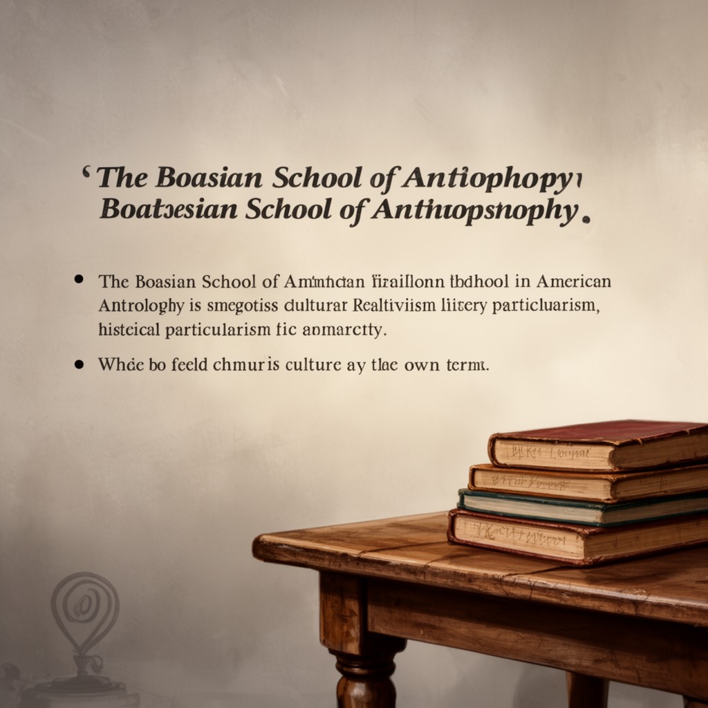 AI-generated illustration of Boasian school of anthropology