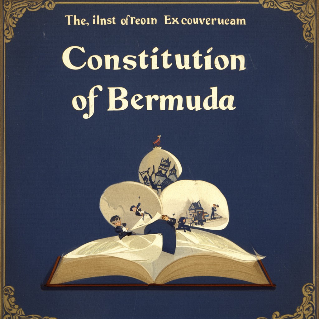 AI-generated illustration of Constitution of Bermuda
