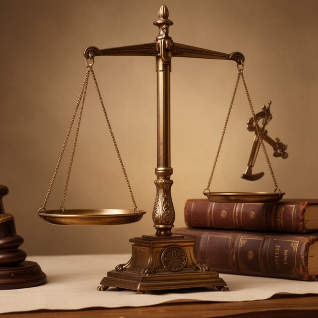 AI-generated illustration of English law