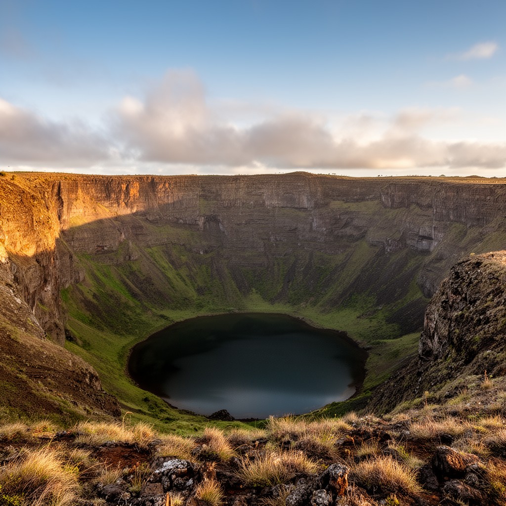 AI-generated illustration of Rano Kau