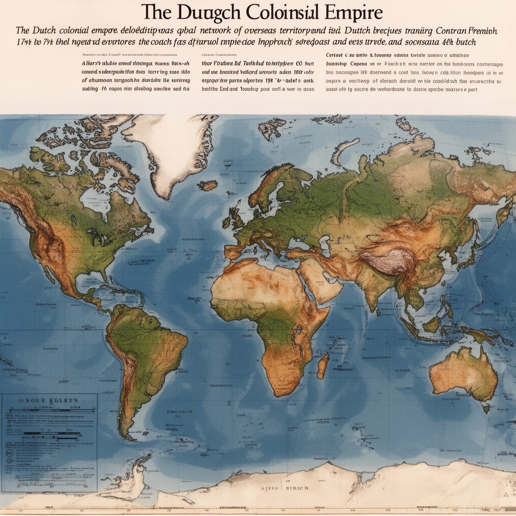AI-generated illustration of Dutch colonial empire