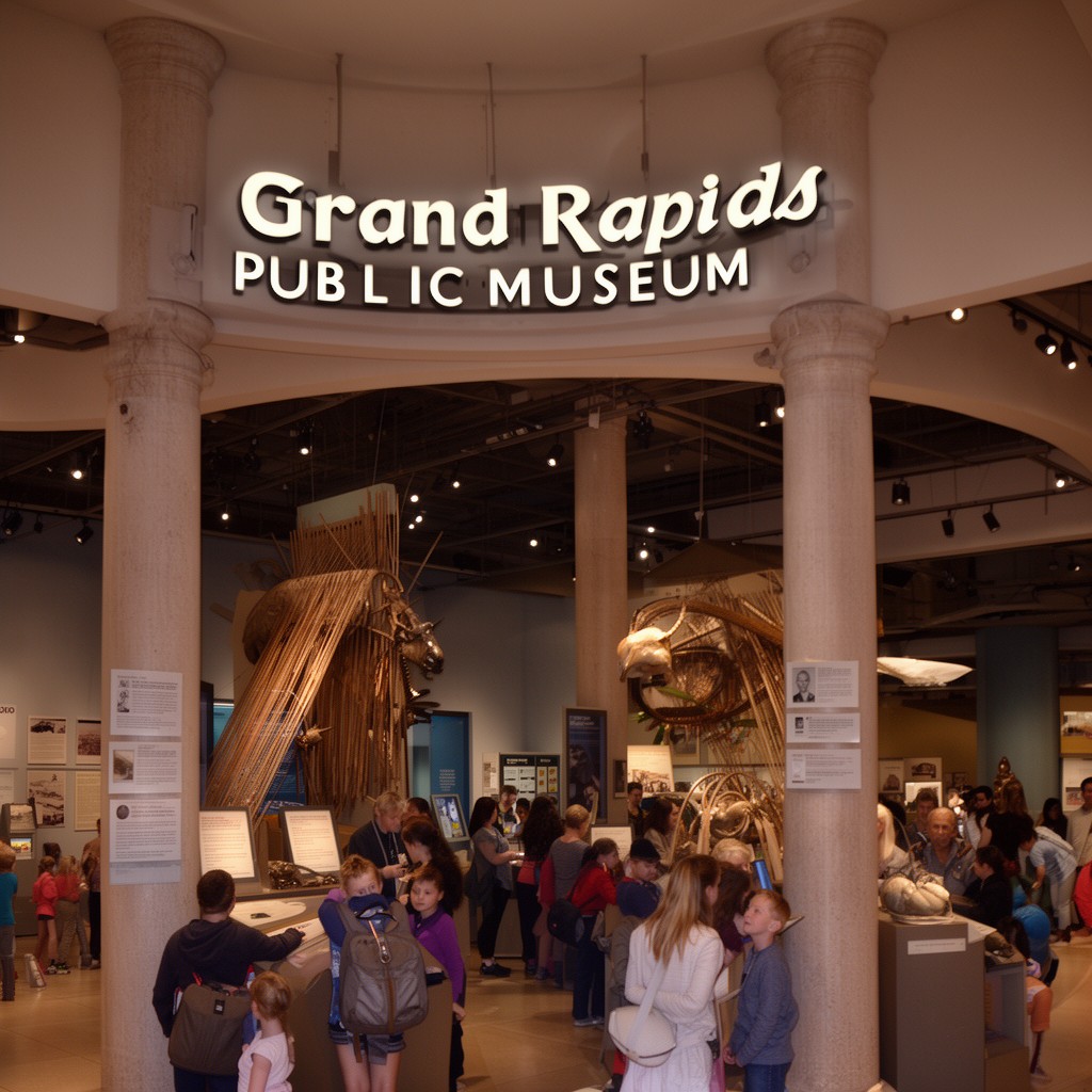 AI-generated illustration of Grand Rapids Public Museum