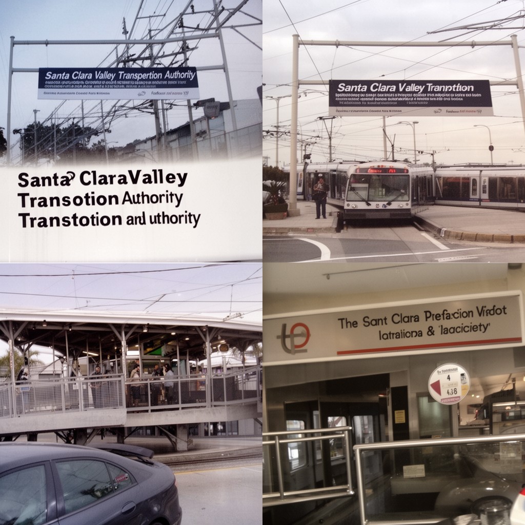 AI-generated illustration of Santa Clara Valley Transportation Authority
