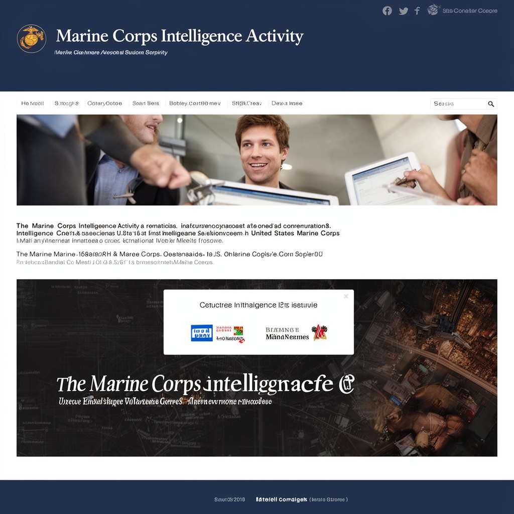 AI-generated illustration of Marine Corps Intelligence Activity