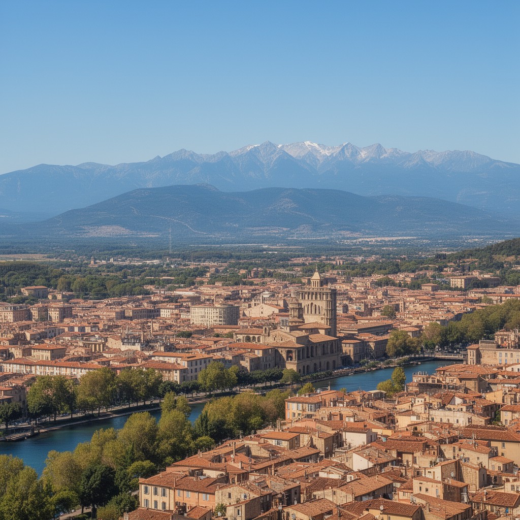 AI-generated illustration of Occitanie