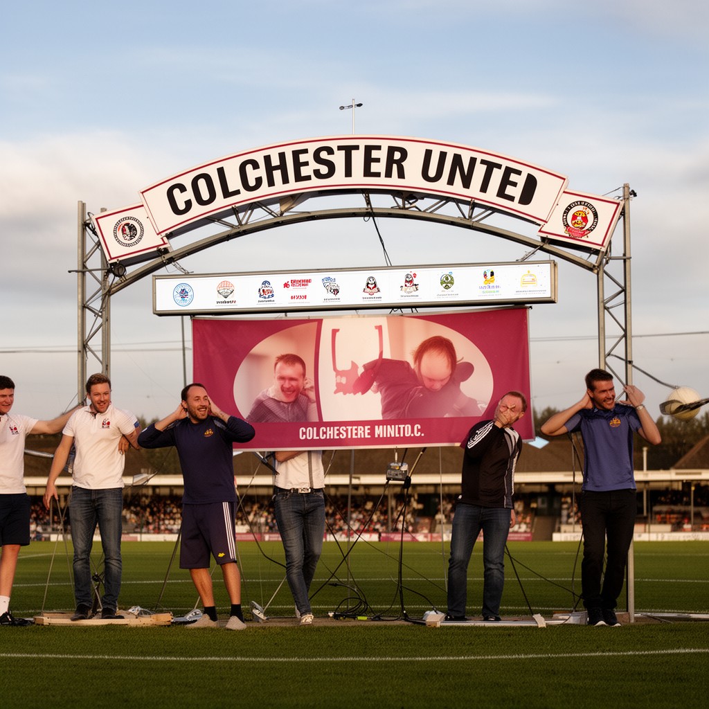 AI-generated illustration of Colchester United F.C.