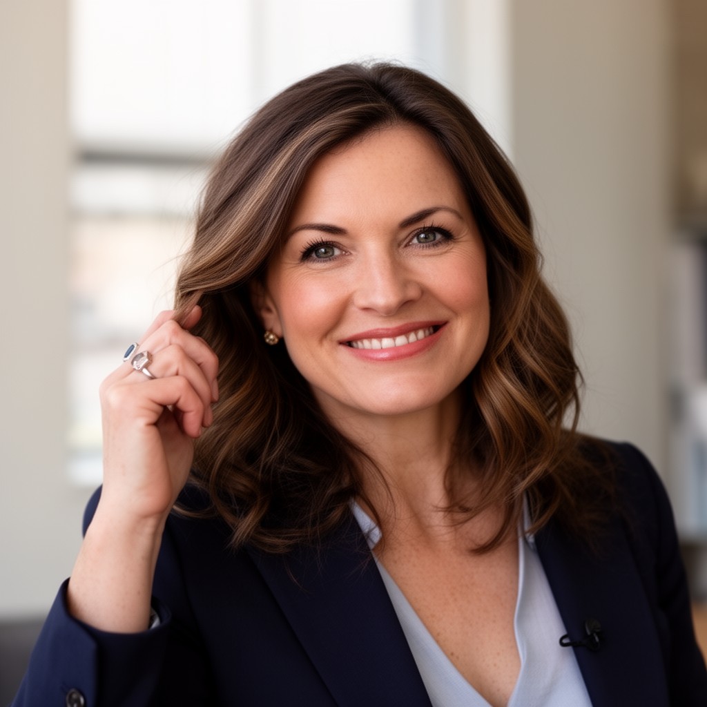 AI-generated illustration of Melinda French Gates
