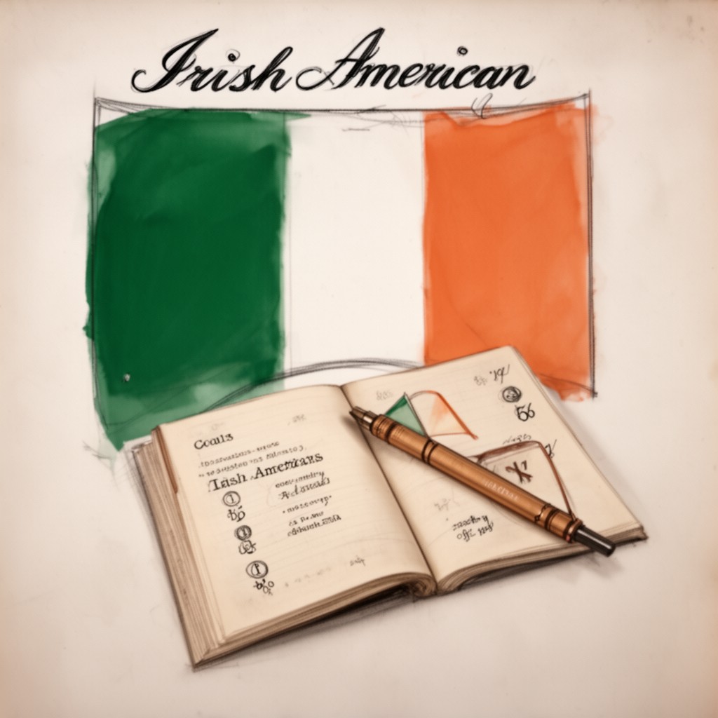 AI-generated illustration of Irish American
