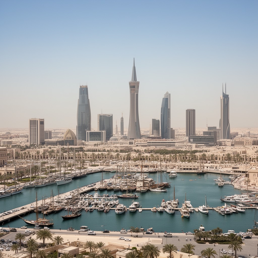 AI-generated illustration of Kuwait