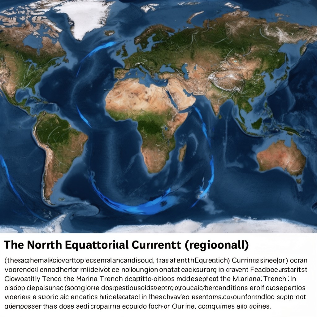 AI-generated illustration of North Equatorial Current (regional)