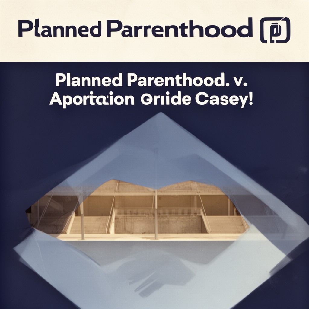 AI-generated illustration of Planned Parenthood v. Casey