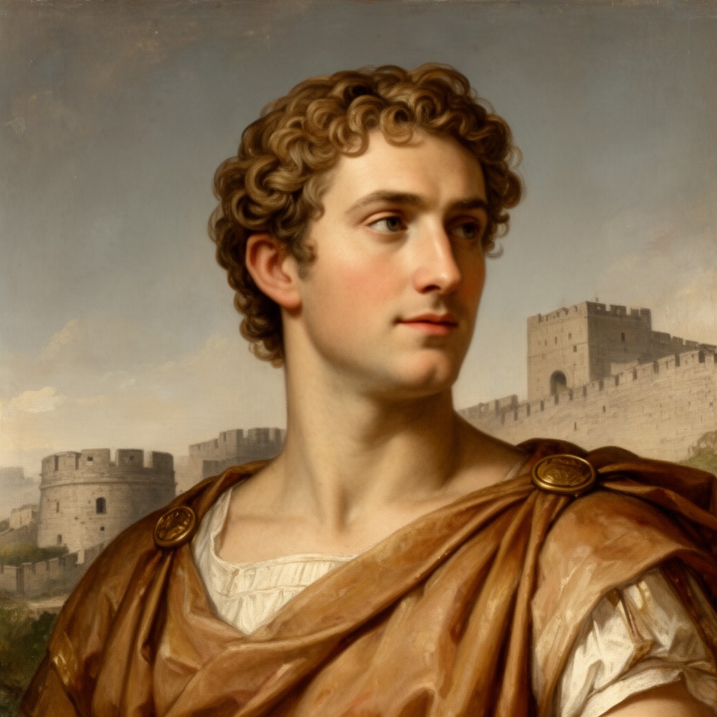 AI-generated illustration of Hadrian