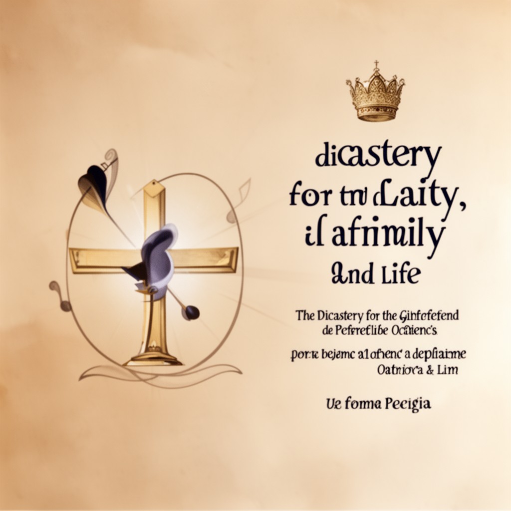 AI-generated illustration of Dicastery for the Laity, Family and Life