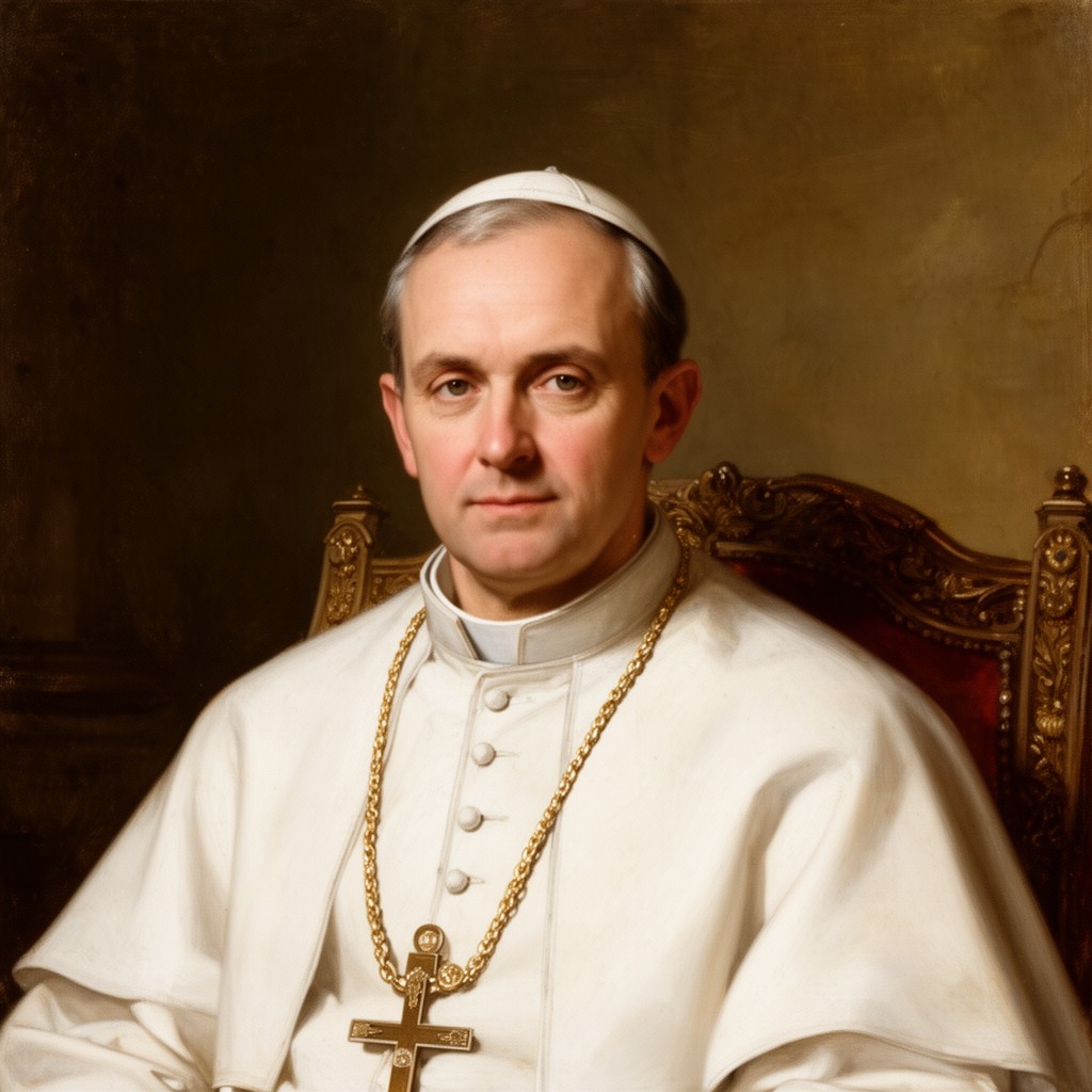 AI-generated illustration of Pope Pius IV