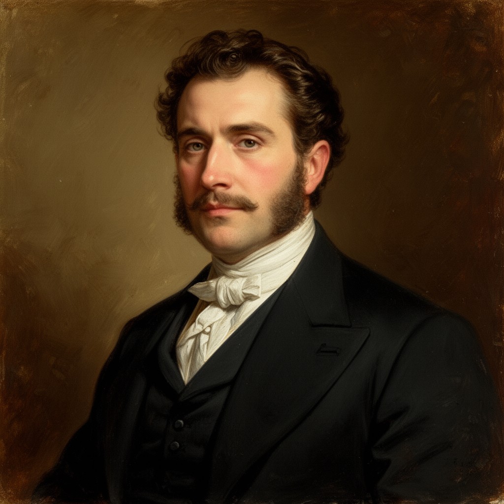 AI-generated illustration of Alexandre Colonna-Walewski