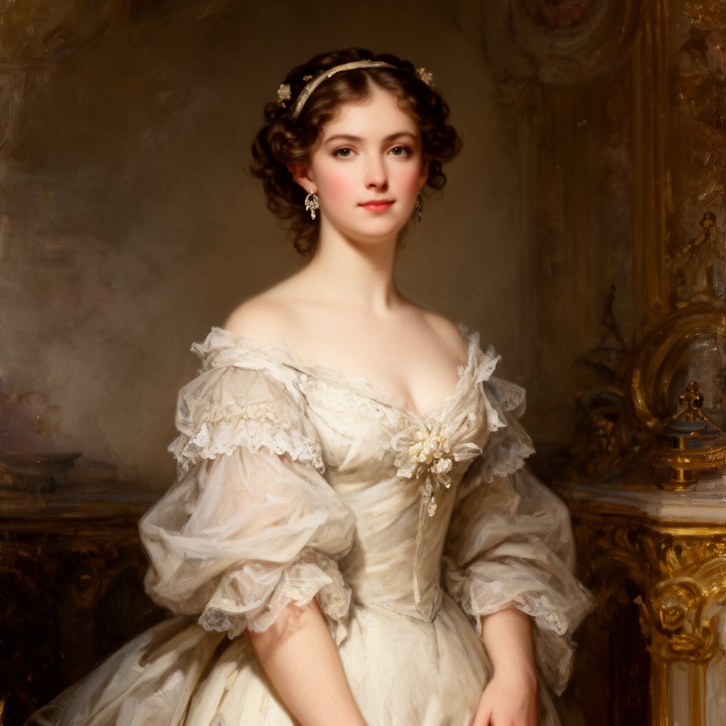 AI-generated illustration of Pauline Bonaparte