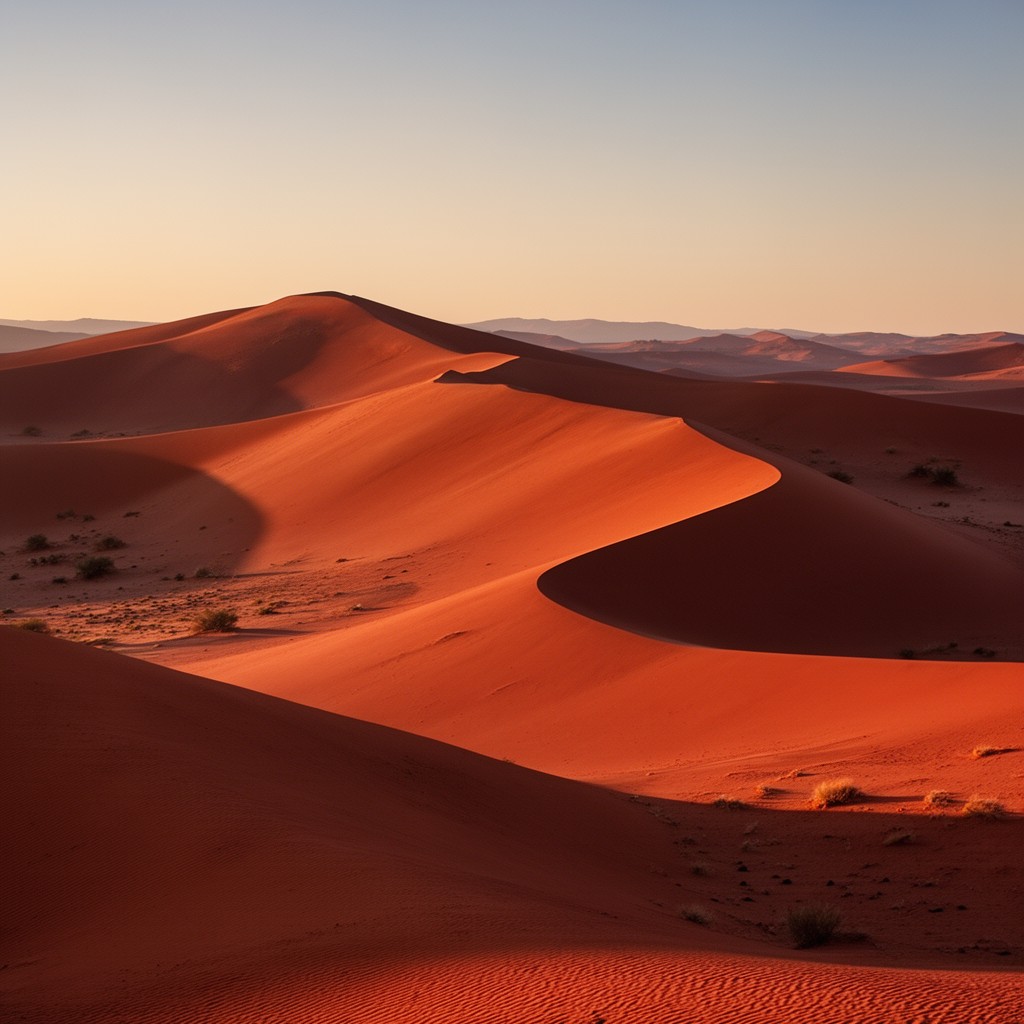 AI-generated illustration of Namib Desert