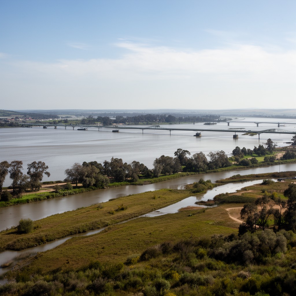 AI-generated illustration of Sacramento–San Joaquin River Delta