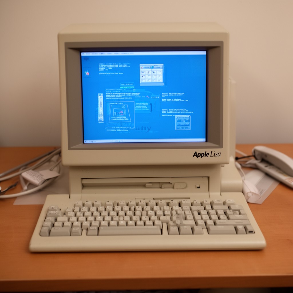 AI-generated illustration of Apple Lisa