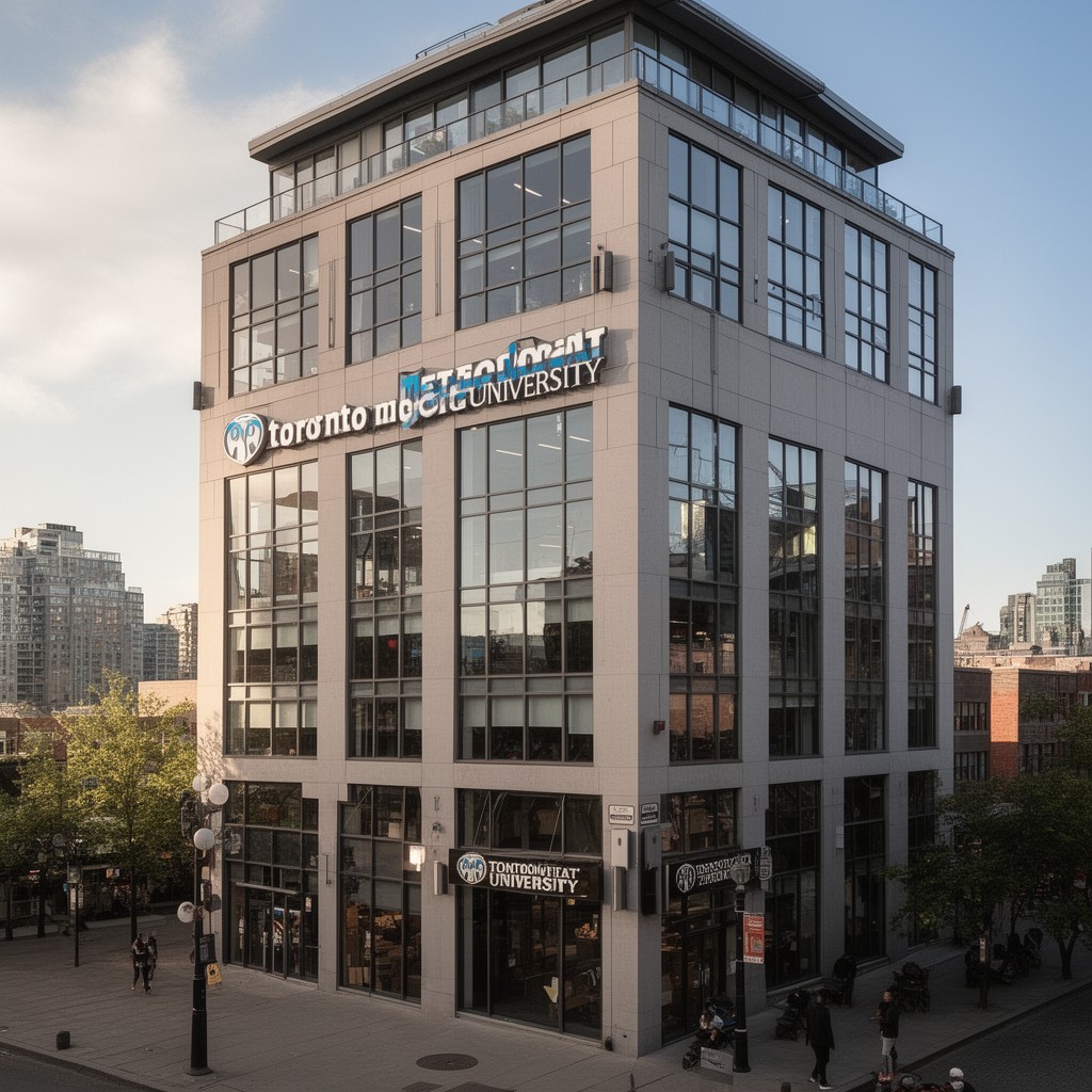 AI-generated illustration of Toronto Metropolitan University
