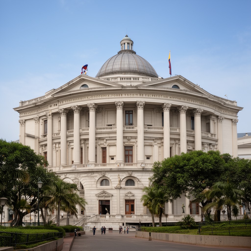 AI-generated illustration of Congress of Colombia