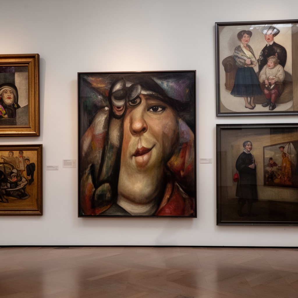 AI-generated illustration of Botero Museum