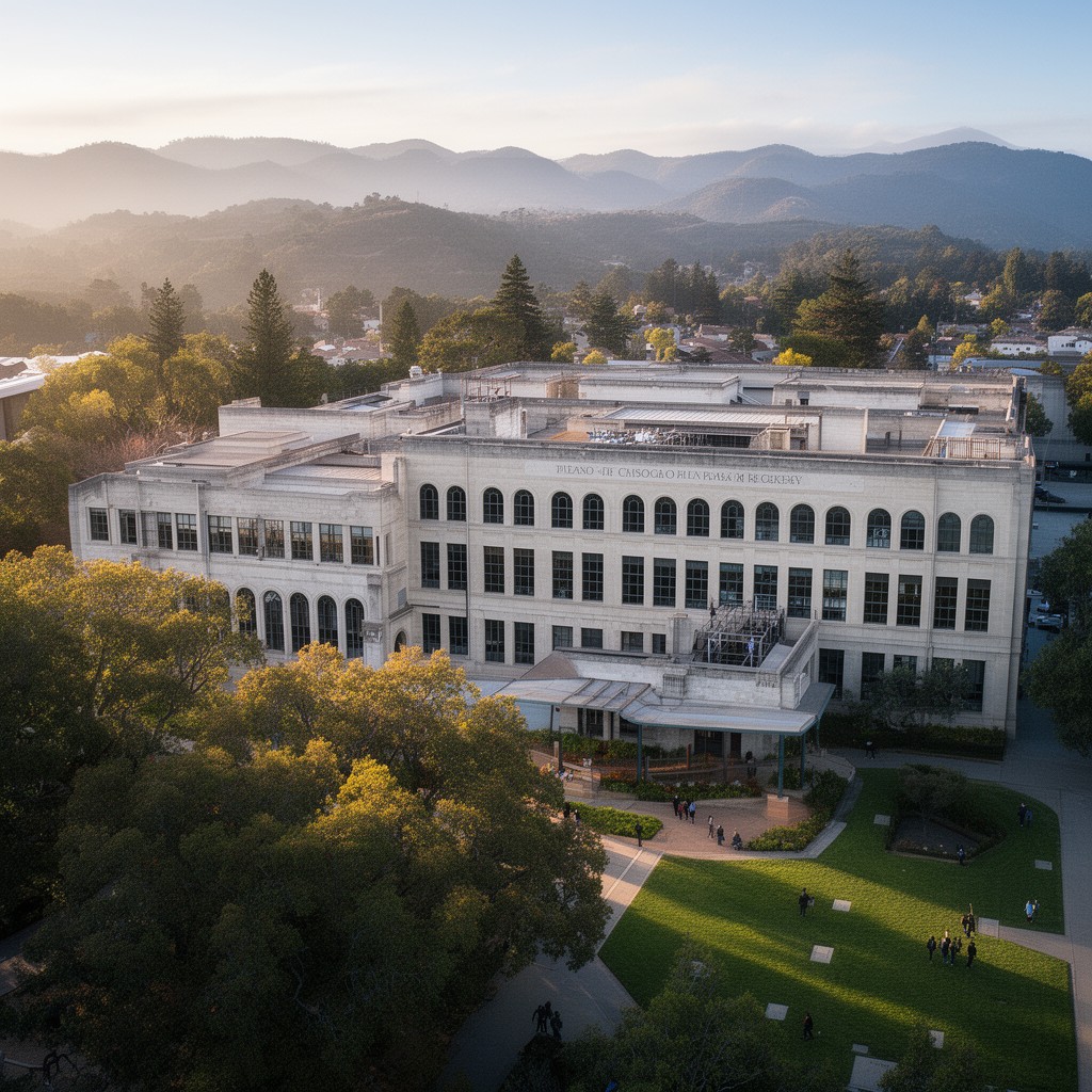 AI-generated illustration of Tan Hall