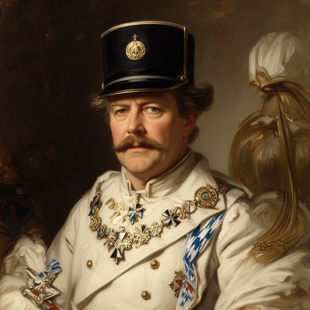 AI-generated illustration of Luitpold, Prince Regent of Bavaria