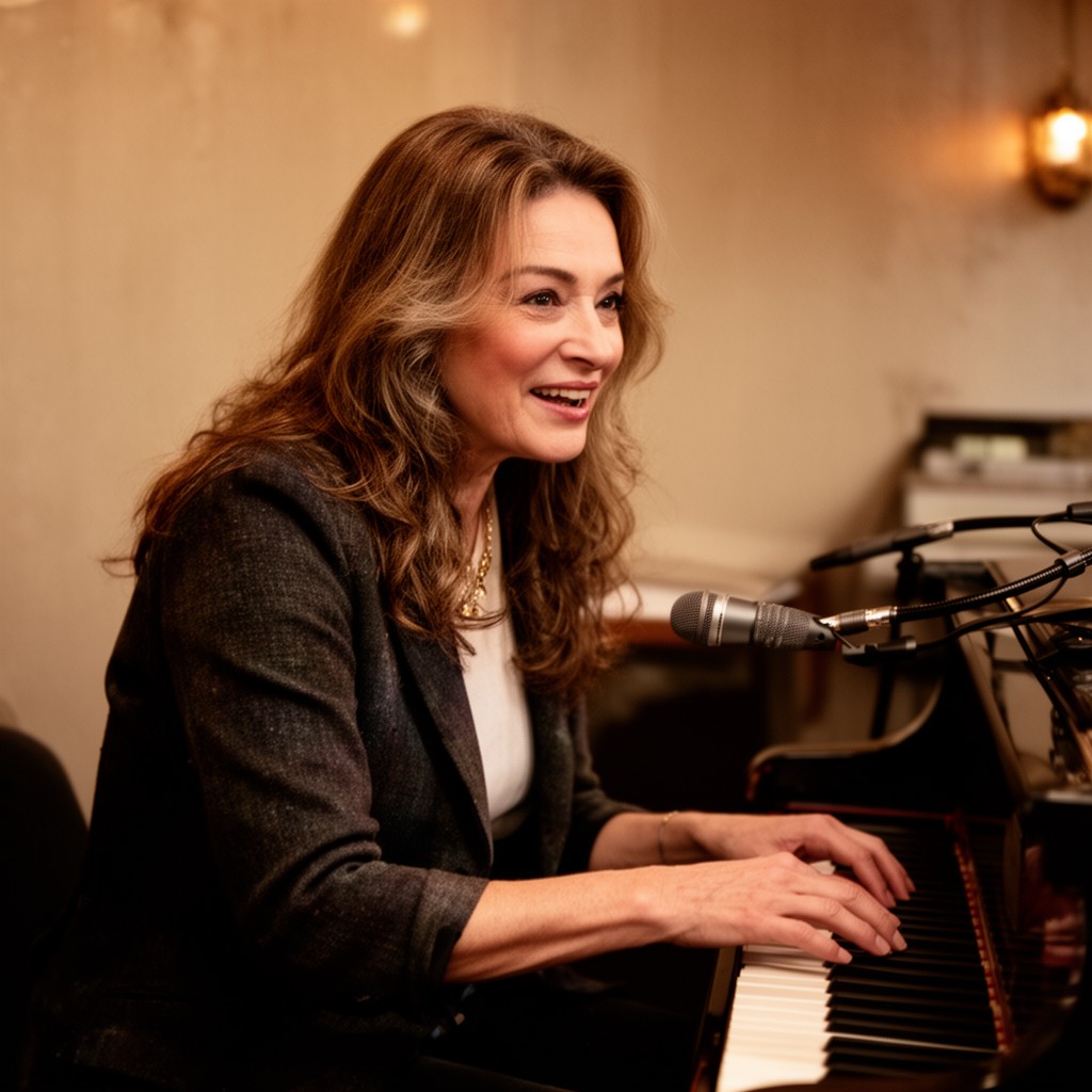 AI-generated illustration of Carole King