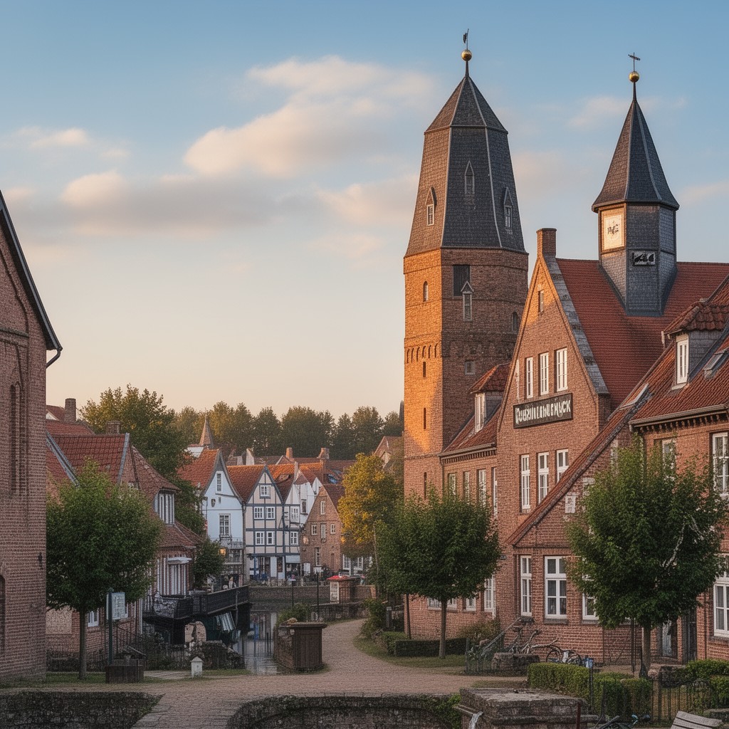 AI-generated illustration of Quakenbrück