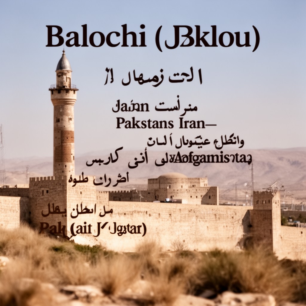 AI-generated illustration of Balochi
