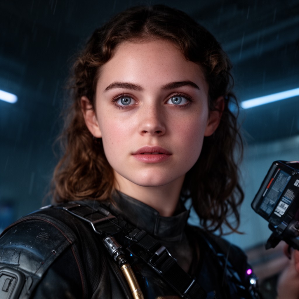 AI-generated illustration of Cailee Spaeny