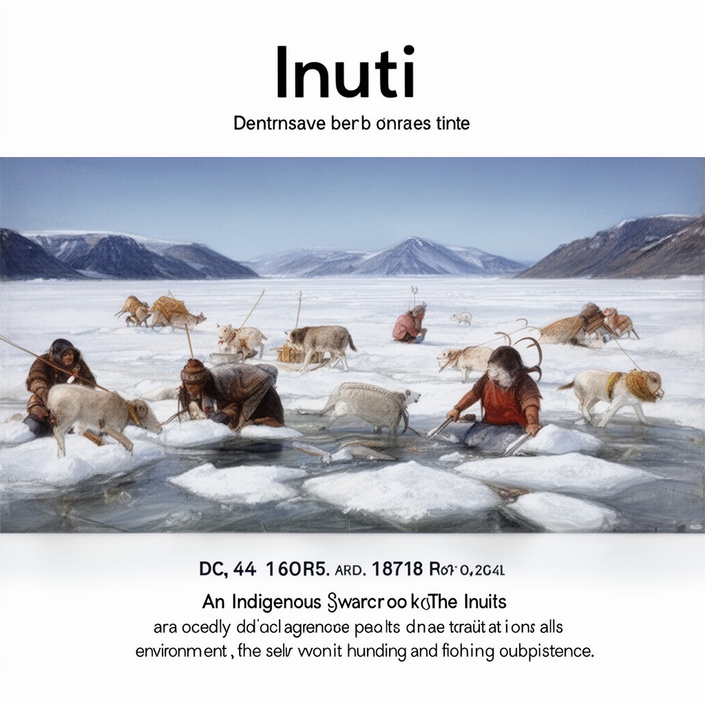 AI-generated illustration of Inuit