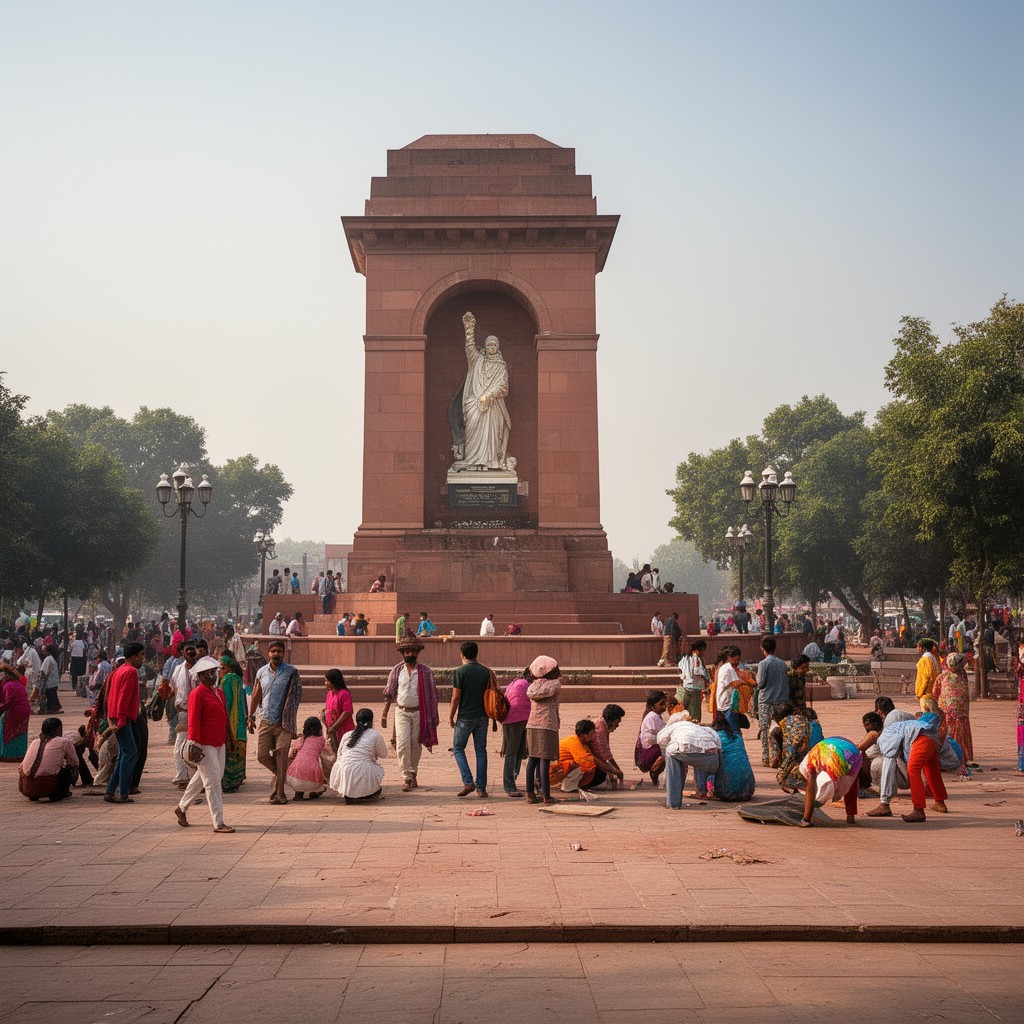 AI-generated illustration of Jallianwala Bagh National Memorial