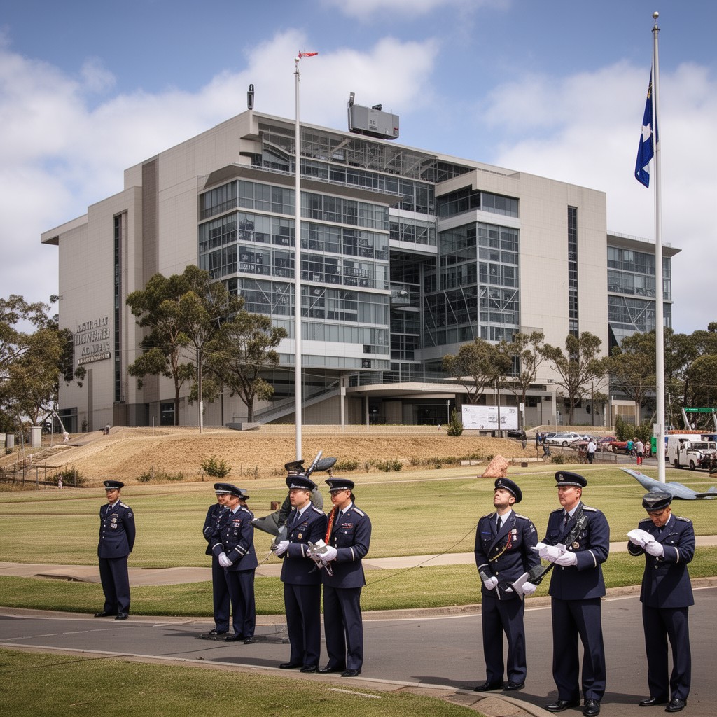 AI-generated illustration of Australian Defence Force Academy